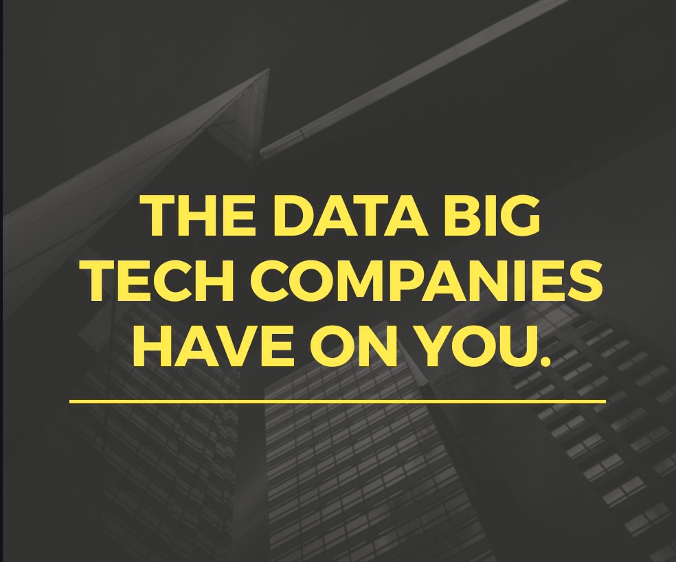 The Data Big Tech Companies Have On You • Da Manager