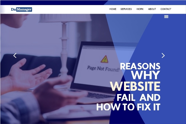 reasons why website fails